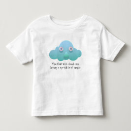 Die flauschige Wolke Kleinkind T-shirt