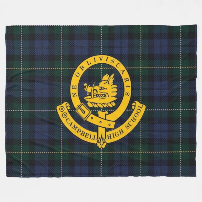 Die Fleece Blanket (Vorderseite (Horizontal))