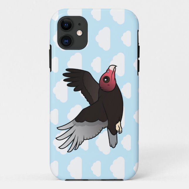 Die Fliegen-Türkei-Geier Case-Mate iPhone Hülle (Rückseite)