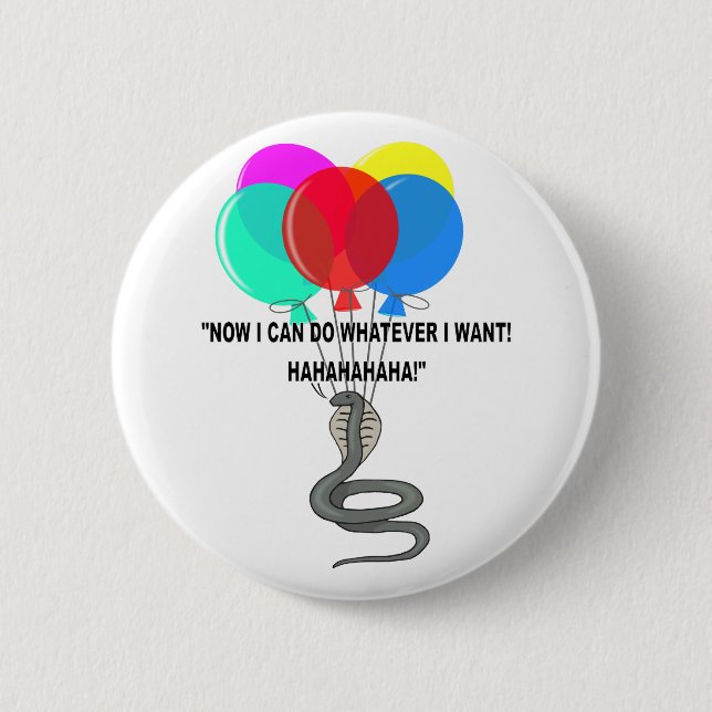 Die fliegende Schlange Button (Vorderseite)
