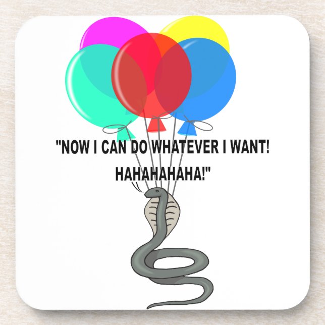 Die fliegende Schlange Untersetzer (Vorderseite)