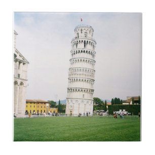 Die Fliese des lehnenden Turms