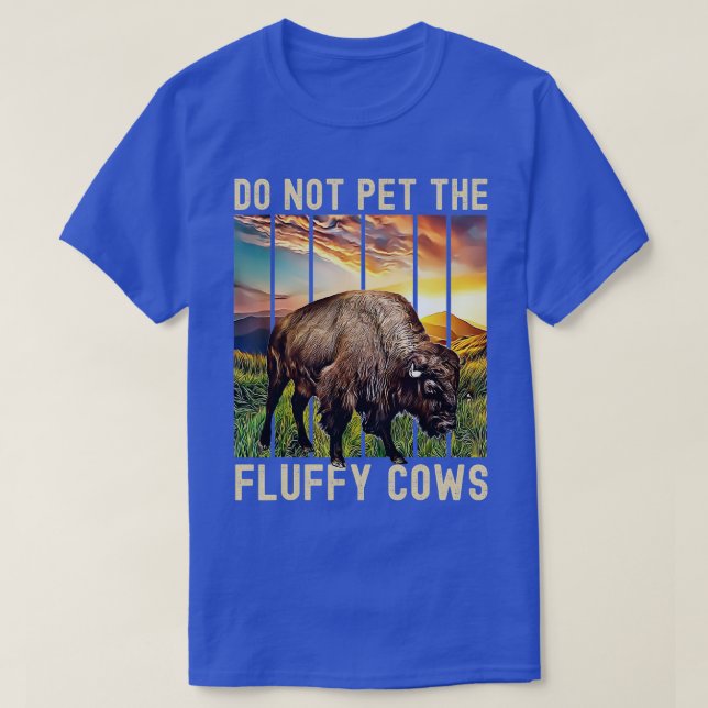 Die fließenden Kühe dürfen nicht gebraten werden T-Shirt (Design vorne)