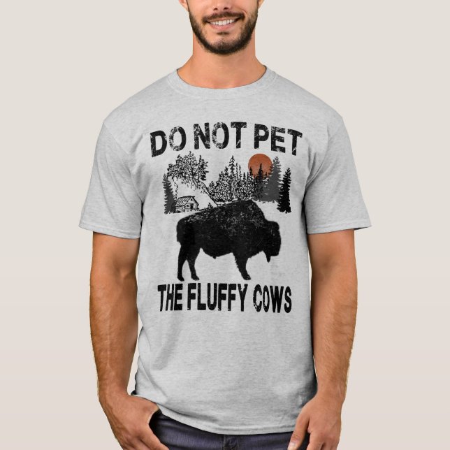 Die fließenden Kühe dürfen nicht gebraten werden T-Shirt (Vorderseite)