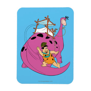 Die Flintstones   Fred, der hinunter Schwanz Magnet