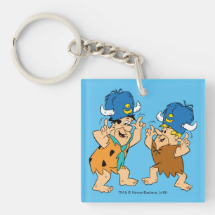 Die Flintstones   Fred u. Krach-Wasser-Büffel Schlüsselanhänger