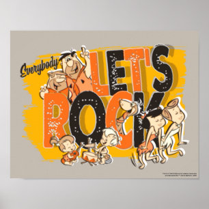 Die Flintstones Lasst uns alle rocken Poster