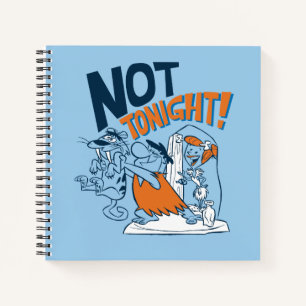 Die Flintstones Nicht heute Abend! Notizbuch