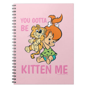 Die Flintstones   Pebbles & ihr Tiger Notizblock