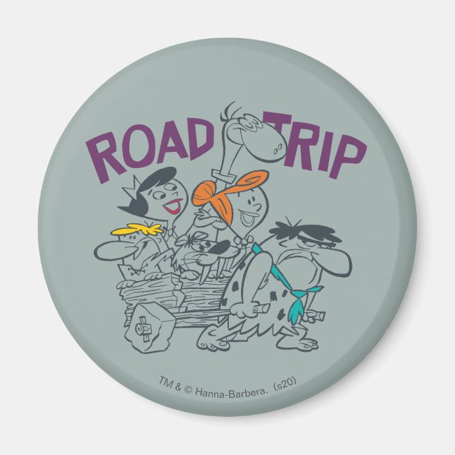 Die Flintstones | Roadtrip Magnet (Vorne)