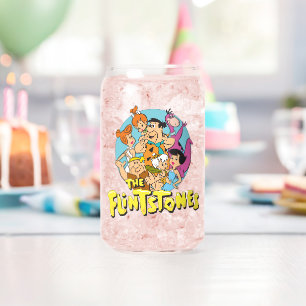 Die Flintstones und Rubbelfamilie Grafik Dosenglas