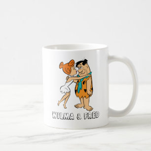 Die Flintstones   Wilma, der Fred küsst Kaffeetasse