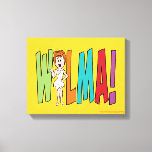 Die Flintstones WILMA! Leinwanddruck