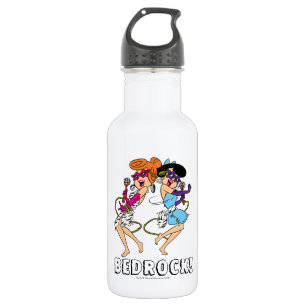 Die Flintstones   Wilma u. Betty-Rockstars Edelstahlflasche