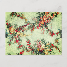Die floralen Industriekunst des 19. Jahrhunderts Postkarte