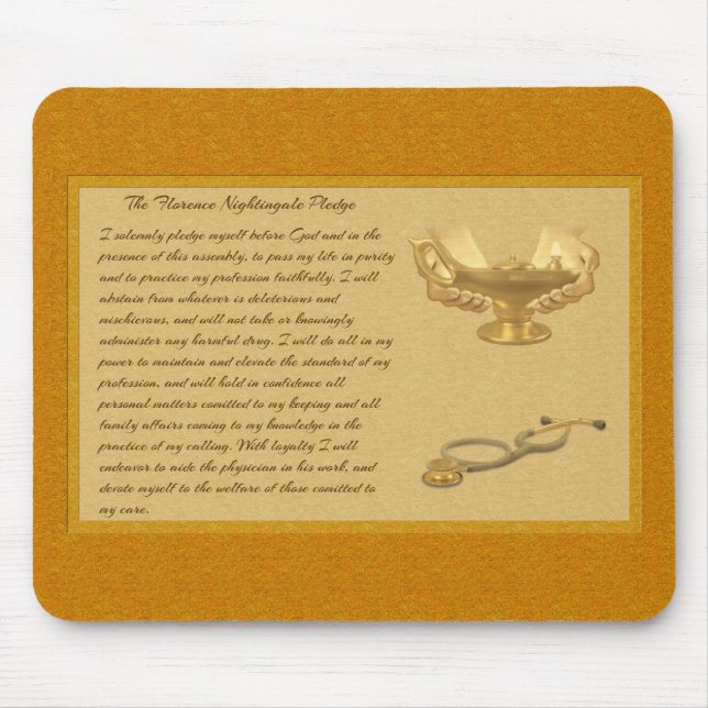 Die Florence Nightingale-Bürgschaft Mousepad (Vorne)