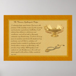 Die Florence Nightingale-Bürgschaft Poster