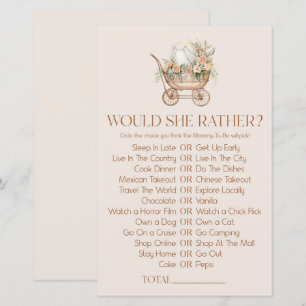 Die Florenhütte würde sie eher ein Baby Duschspiel