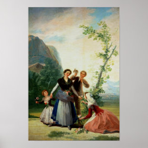 Die Floristen oder der Frühling, 1786 Poster