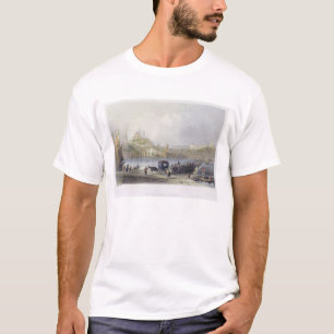 Die Floßbrücke, Istanbul, graviert von J.C. Be T-Shirt