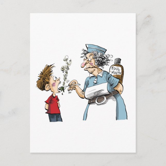 Die Fluchkur! Postkarte (Vorderseite)