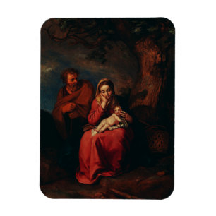 Die Flucht nach Ägypten von Abraham Bloemaert  Magnet