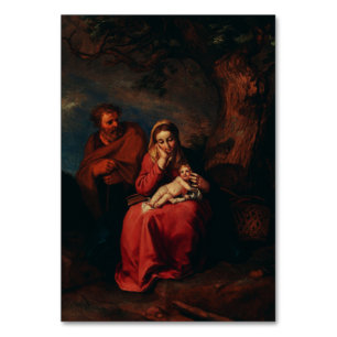 Die Flucht nach Ägypten von Abraham Bloemaert  Tischnummer