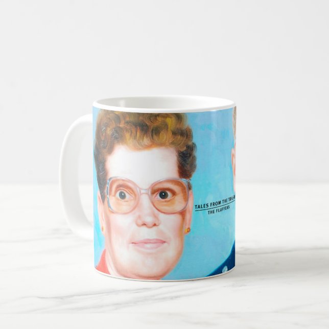 Die Fluffer-Kaffee-Tasse Kaffeetasse (Vorderseite Links)