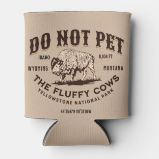 Die Fluffy Kühe Yellowstone Bison Funny nicht best Dosenkühler