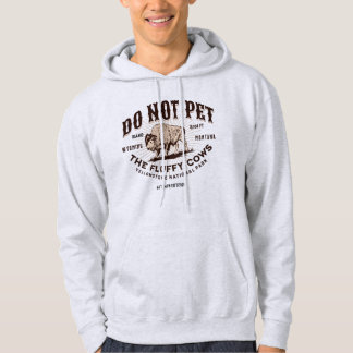 Die Fluffy Kühe Yellowstone Bison Funny nicht best Hoodie