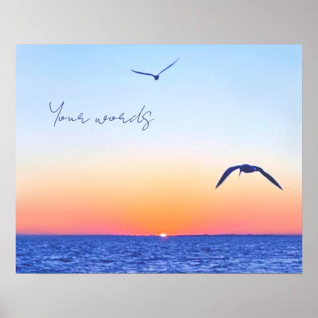 Die Flügel des Morgens Poster (Vorne)