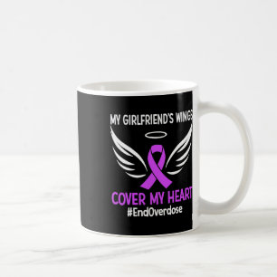 Die Flügel meiner Freundin decken mein Herz Lila B Kaffeetasse