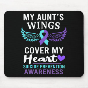 Die Flügel meiner Tante decken Herzsuizidgedanken Mousepad