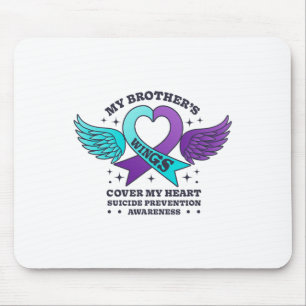 Die Flügel meines Bruders decken meinen Herzsuizid Mousepad