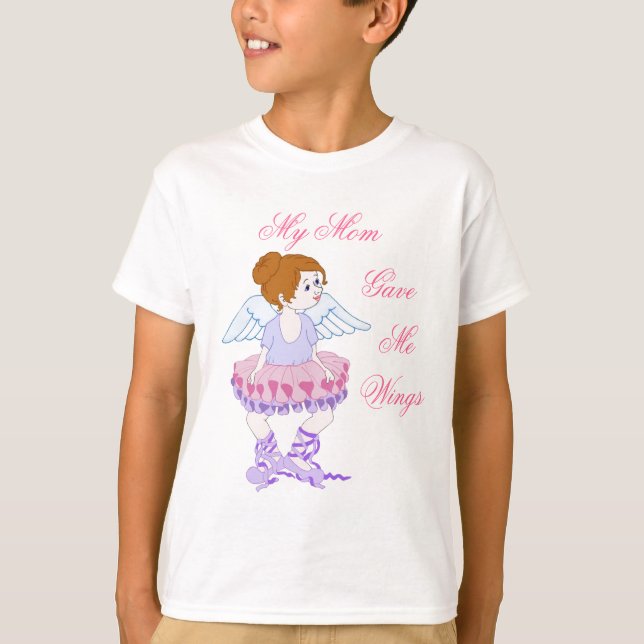 Die Flügel-T - Shirt der Mama (Vorderseite)