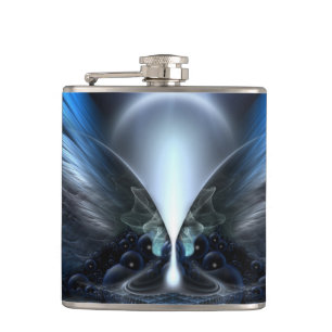 Die Flügel von Anthropolis Vinyl Wrapped Flask 6oz Flachmann