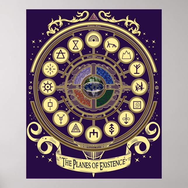 Die Flugzeug der Existenz Poster (Vorne)