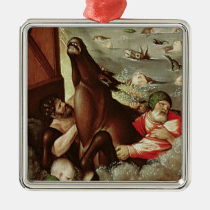 Die Flut, 1516 Silbernes Ornament