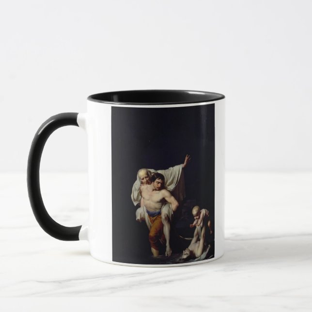Die Flut, c.1789 (Öl auf Leinwand) Tasse (Links)
