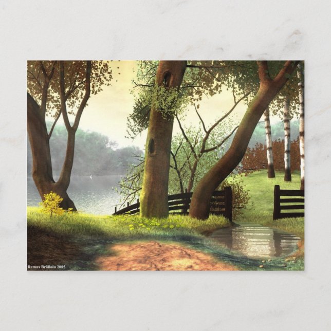 Die Flut Postkarte (Vorderseite)