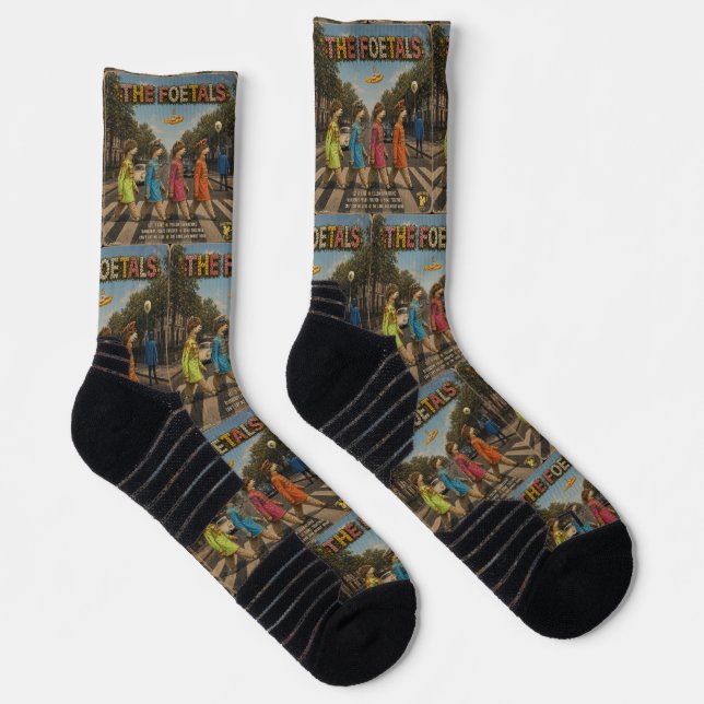Die Foetals: eine Parodie Socken (Rechts)