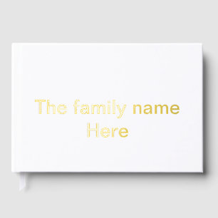 Die folgende Familienname-Nachricht ist ein einfac Gästebuch