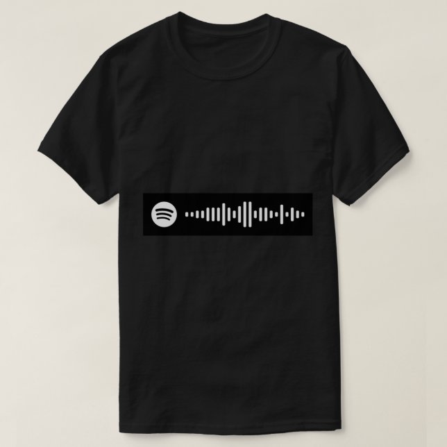Die For You - The Weekend Spotify code Sticker.png T-Shirt (Design vorne)