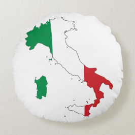 Die Form Italiens Rundes Kissen