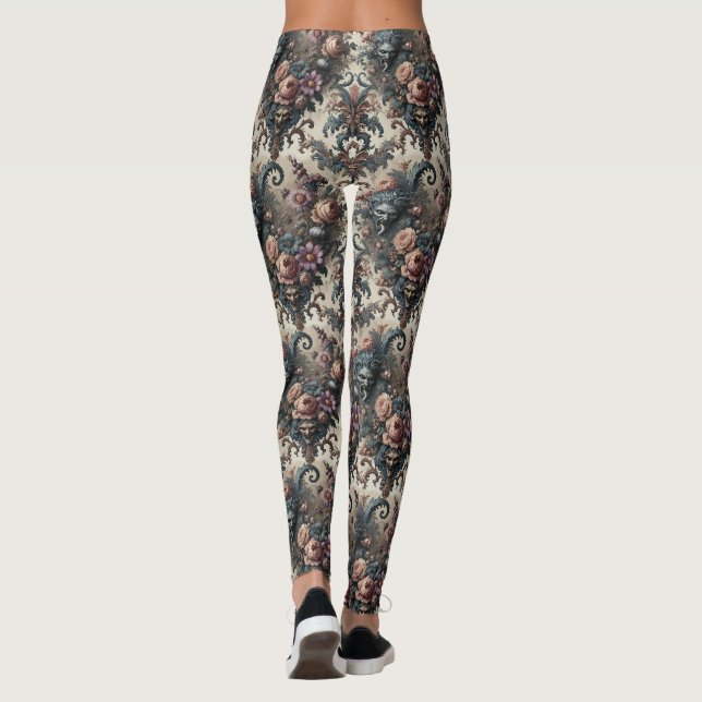 Die formellen Freunde - gotisch Viktorianisch Leggings (Rückseite)