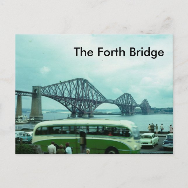Die Forth Bridge Postkarte (Vorderseite)