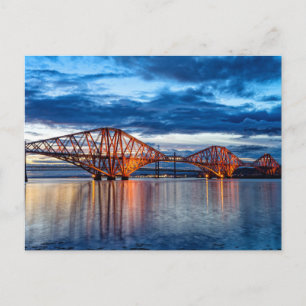 Die Forth Bridge, Schottland Postkarte