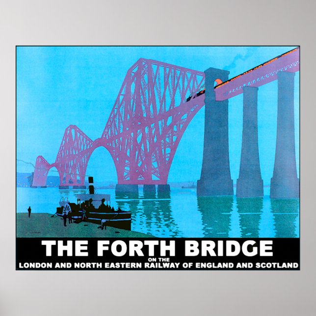 Die Forth Road Bridge Poster (Vorne)