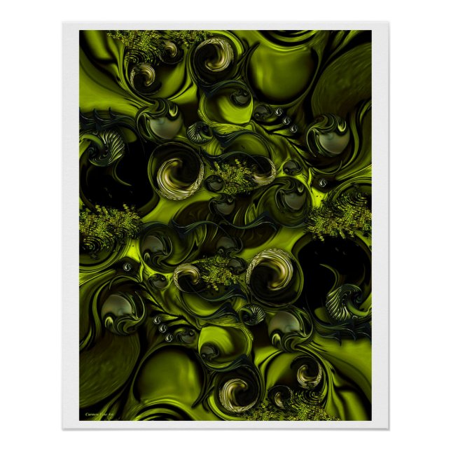 "Die Frage der Ausschreibung", glänzendes Poster (Vorderseite)