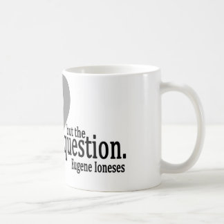 Die Frage erleuchtet Tasse